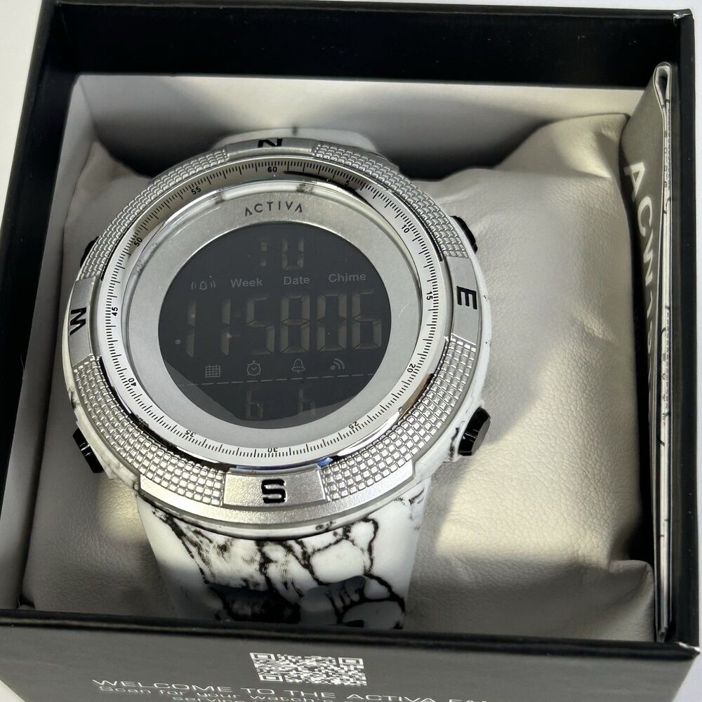 Men’s Activa Invicta White Marble Camo Watch